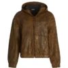 Gecoat denim jas met capuchon Gecoat denim jas met capuchon
