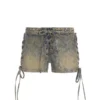 Gecoate mini-denim shorts Gecoate mini-denim shorts