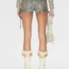 Gecoate mini-denim shorts Gecoate mini-denim shorts