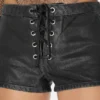 Gecoate mini-denim shorts