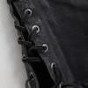 Gecoate mini-denim shorts
