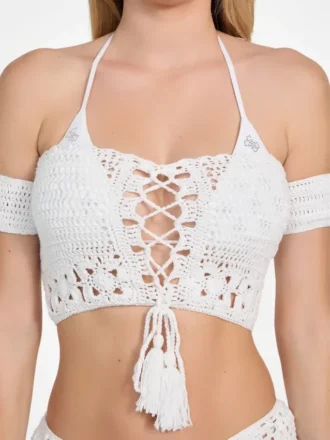 Gehaakte crop top