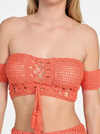 Gehaakte crop top