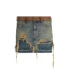 Gelaagde denim rok Gelaagde denim rok