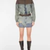 Gelaagde denim rok Gelaagde denim rok