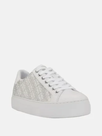 Gelsen lage sneakers met strass-logo