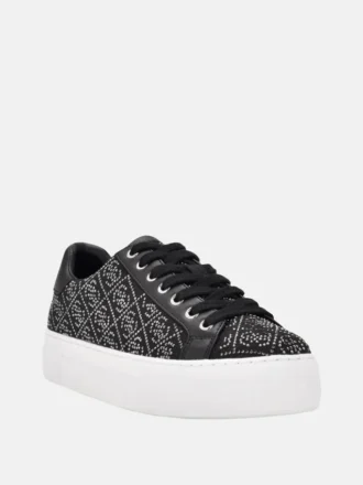 Gelsen lage sneakers met strass-logo