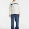 Geribd T-shirt met lange mouwen Geribd T-shirt met lange mouwen
