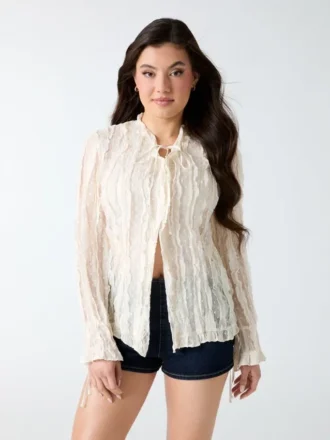 Gerimpelde blouse