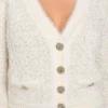 Gesteeld gebreid vest