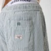 Gestreepte broek van linnenmix Gestreepte broek van linnenmix