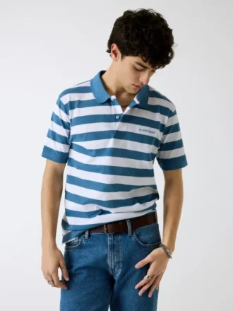 Gestreepte polo
