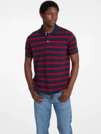 Gestreepte polo
