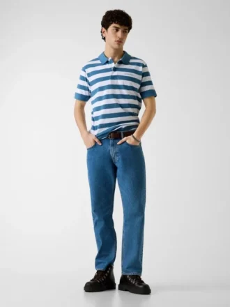 Gestreepte polo
