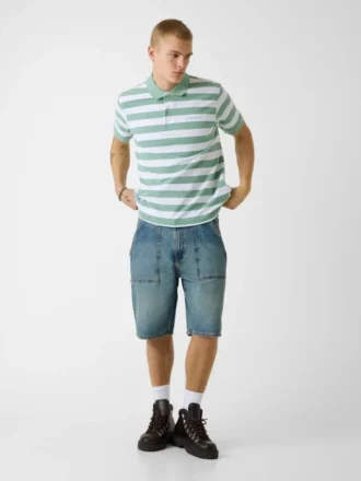 Gestreepte polo