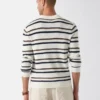 Gestreepte trui van viscose-mix Gestreepte trui van viscose-mix