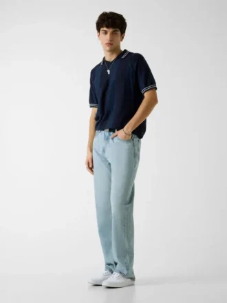 Gestrept poloshirt