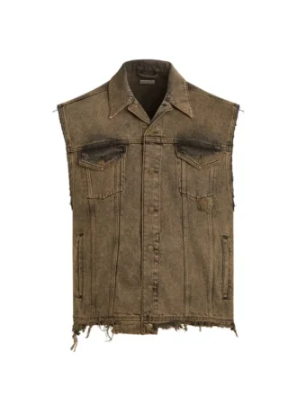 Getint denim gilet