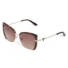 Getinte Cat-Eye zonnebril