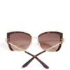 Getinte Cat-Eye zonnebril