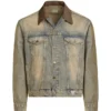 Gewaschene Denim-Trucker-Jacke Gewaschene Denim-Trucker-Jacke