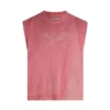 Gewassen T-shirt met print Gewassen T-shirt met print