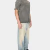Gewassen T-shirt met print Gewassen T-shirt met print