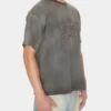 Gewassen T-shirt met print Gewassen T-shirt met print