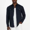 Gewassen twill overhemd