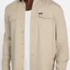 Gewassen twill overhemd