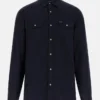 Gewassen twill overhemd