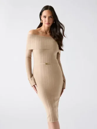 Giada off-shoulder jurk
