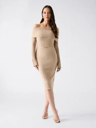 Giada off-shoulder jurk