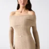 Giada off-shoulder jurk