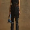 Gilet avec franges