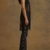 Gilet avec franges