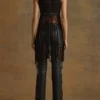Gilet avec franges