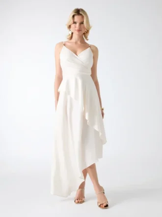 Giselle asymmetrische jurk