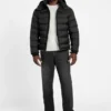 Glacier mat nylon pufferjas