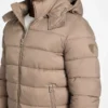 Glacier mat nylon pufferjas