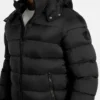 Glacier mat nylon pufferjas