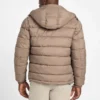 Glacier mat nylon pufferjas
