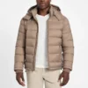 Glacier mat nylon pufferjas
