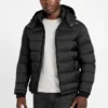 Glacier mat nylon pufferjas