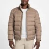 Glacier mat nylon pufferjas