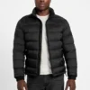 Glacier mat nylon pufferjas