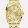 Goudkleurig analoog horloge