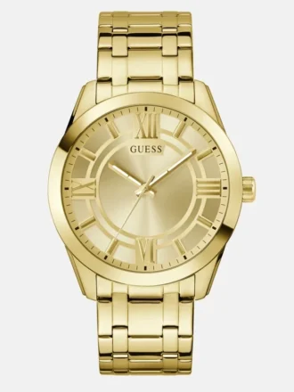 Goudkleurig analoog horloge