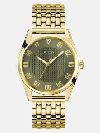 Goudkleurig analoog horloge