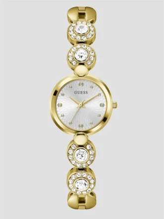 Goudkleurig analoog horloge